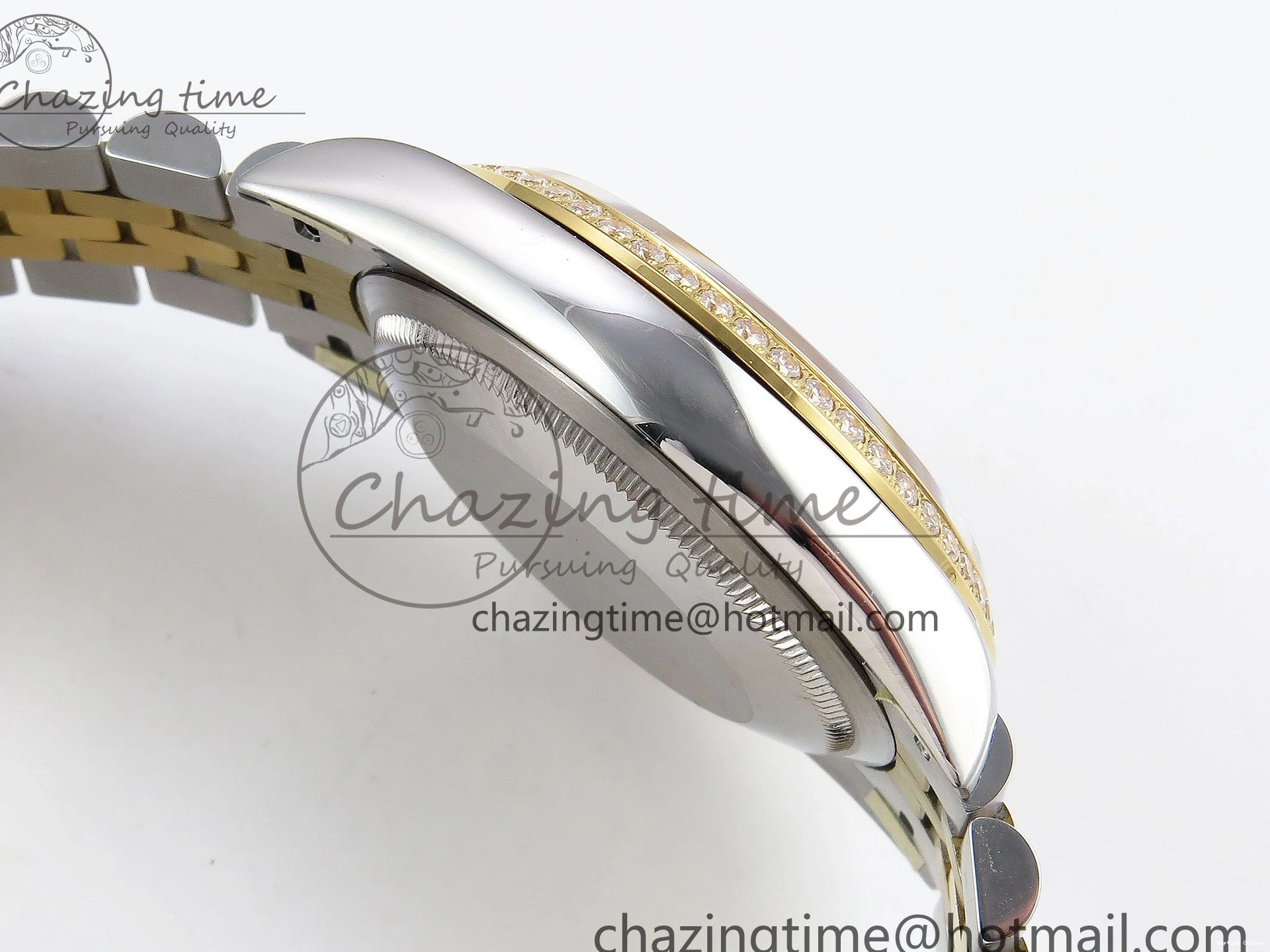 0223 Minimalist DateJust 36 SS 126283rbr VSF 1:1 Best Edition 904L Steel YG Textured Dial on Jubilee Bracelet VS 1378